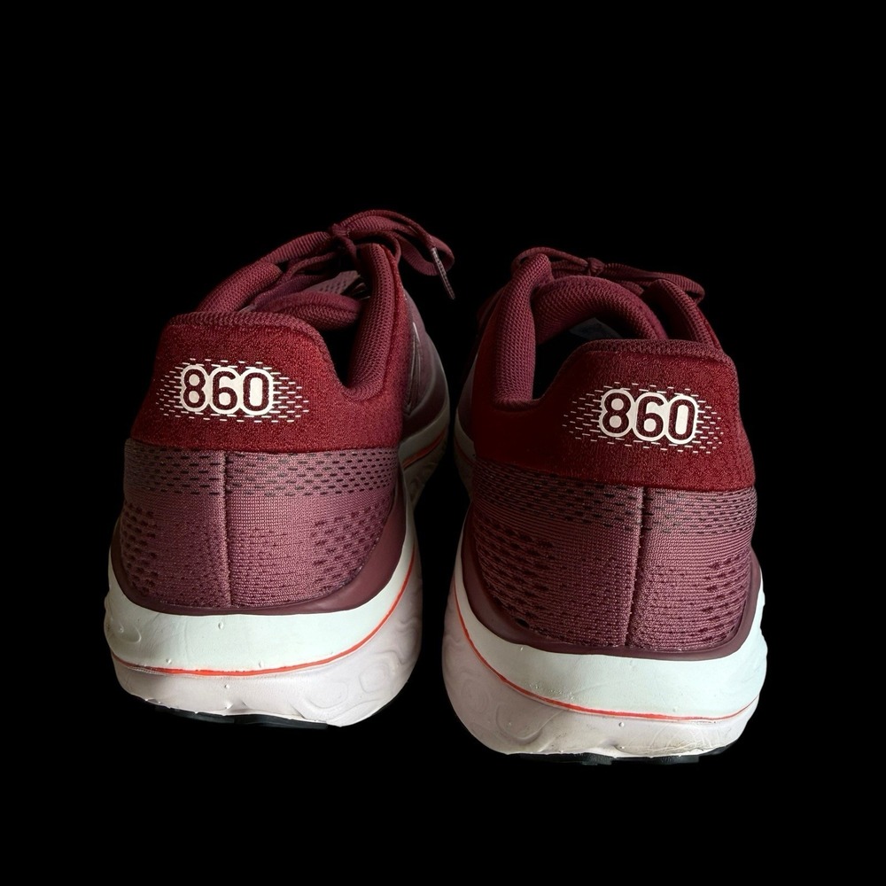 New Balance Fresh Foam X 860v14 Women's Size 8.5 B Red Running Shoes EUC - Picture 3 of 10